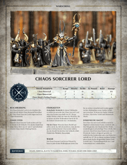 chaos sorcerer lord
