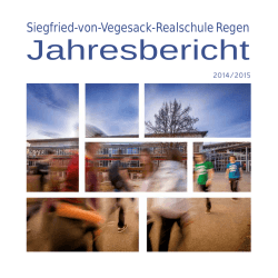 Jahresbericht - Realschule Regen