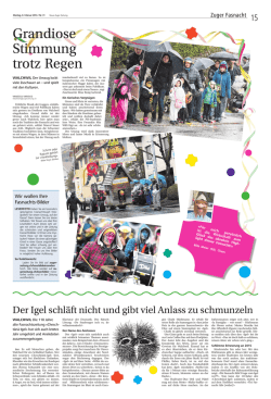 Grandiose Stimmung trotz Regen