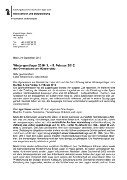 Infobrief Wintersportlager 2016 Schu&uml;lerInnen September 2015