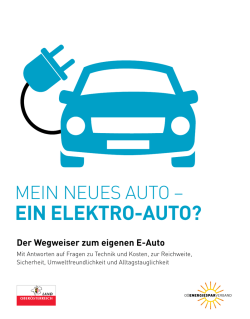 Ein ElEktro-Auto? - Energiesparverband