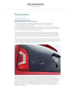 Auto Test Umweltsieger 2016