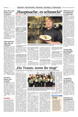 Hauptsache, es schmeckt