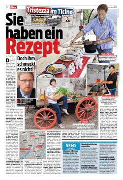 Doch ihm schmeckt es nicht!