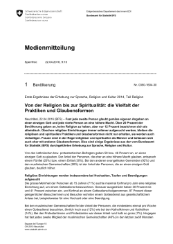 Medienmitteilung