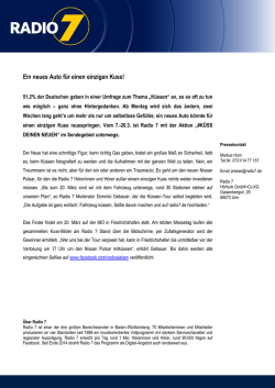 Ein neues Auto f&uuml;r einen einzigen Kuss!