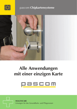 HEALTHCARE Brosch&uuml;re Chipkartensysteme
