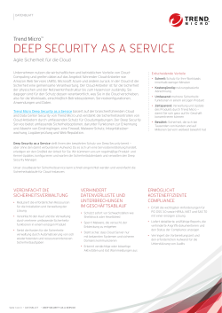 deep security as a service
