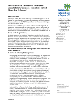 Investition in die Zukunft oder Freibrief f&uuml;r ungeahnte Entwicklungen