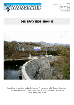 Infobroschüre Traversenbahn