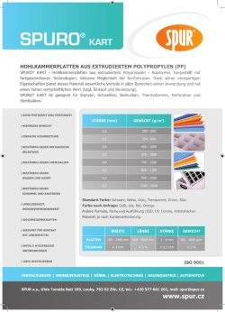 SPURO® - SPUR a.s.