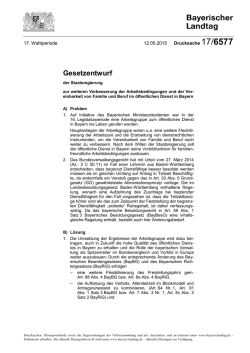 Drucksache 17/6577 - Bayerischer Landtag