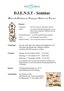 DIENST - Seminar