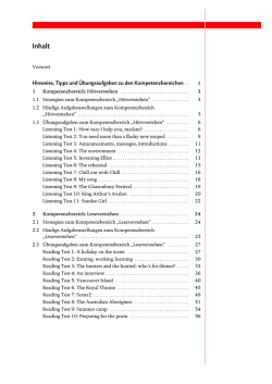 Inhalt - STARK Verlag