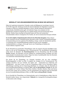 Merkblatt Urkunden&uuml;berpr&uuml;fung