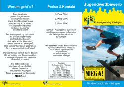 Flyer (hier klicken) - Kreisjugendring Kitzingen