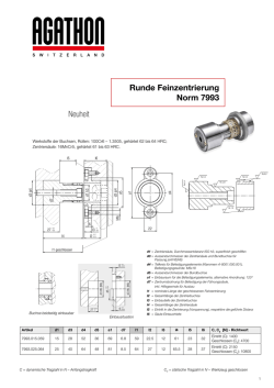 Runde Feinzentrierung Norm 7993