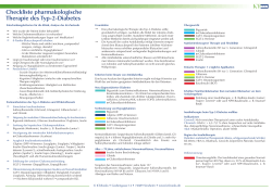 Checkliste pharmakologische Therapie des Typ-2 - KT