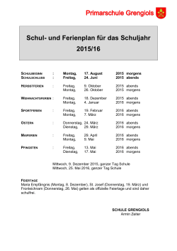 Schul- und Ferienplan 2015,16