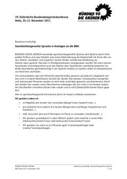 S-01 Geschlechtergerechte Sprache