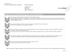 Versuche einer gewissen Systematik im Bereich Fachbefreiung und