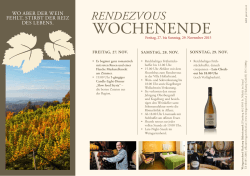 wochenende - Weingut und Weingartenhotel Harkamp