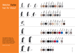 Welche Farbe hat Ihr Vista?