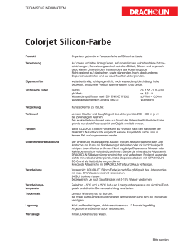 Colorjet Silicon-Farbe