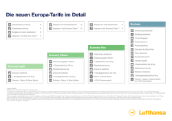 Die neuen Europa-Tarife im Detail