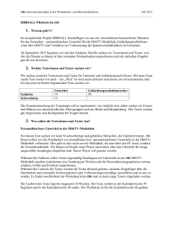 HBB4ALL-Pilottests im rbb