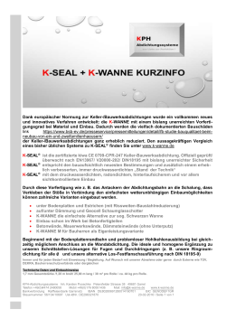 K-SEAL + K-WANNE KURZINFO 20-02