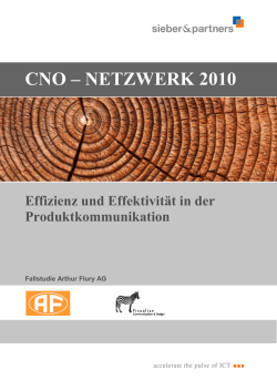 Effizienz und Effektivit&auml;t in der Produktkommunikation