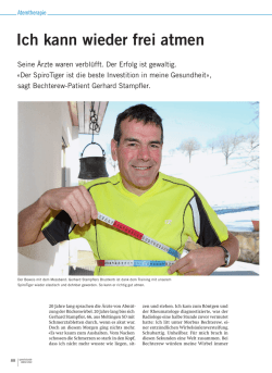 Ich kann wieder frei atmen