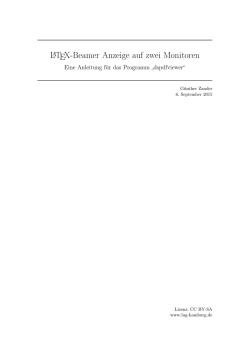 Handbuch f&uuml;r dspdfviewer und der Latex