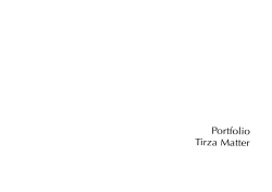 Portfolio Tirza Matter - Tirza Matter