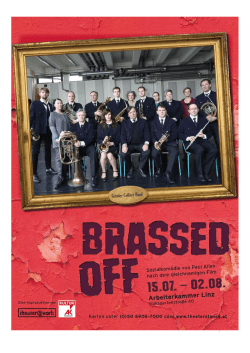 Presseinformation BRASSED OFF
