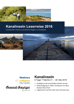 Kanalinseln Leserreise 2016 Kanalinseln - General