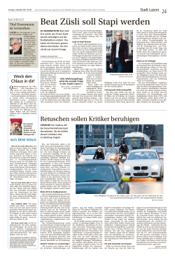 (5.12.2015) Neue Luzerner Zeitung