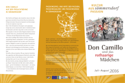Don Camillo - Kultur aus Passion S&ouml;mmersdorf