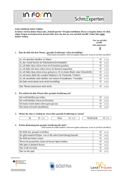Ja, wir sprechen dar&uuml;ber zu Hause. O Ja, das wurde bereits im