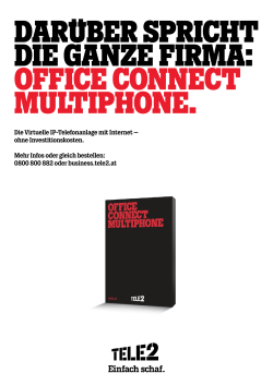 DarüBer spricht Die ganze Firma: Office Connect multiphone.