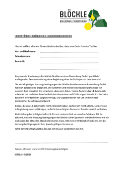 Hiermit erkl&auml;re ich mein Einverst&auml;ndnis dar&uuml;ber, dass mein Sohn