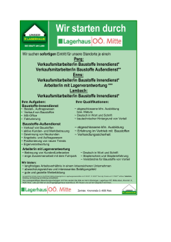 Baustoffe / Lager