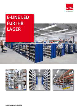 e-line led f&uuml;r ihr lager - META