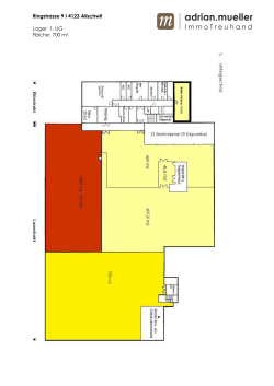 Grundrissplan Lager 1.UG