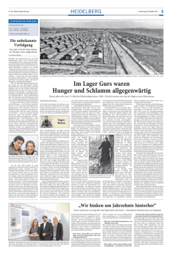 Im Lager Gurs waren Hunger und Schlamm allgegenw&auml;rtig