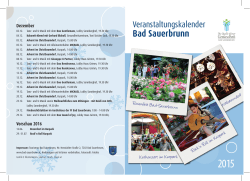 Tourismus Bad Sauerbrunn