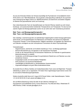 Dipl. Tanz- und Bewegungstherapeutin / Dipl. Tanz
