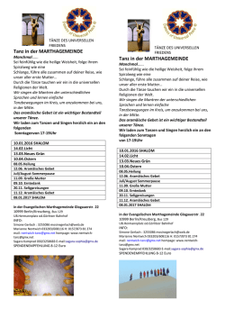 herunterladen - T&auml;nze des Universellen Friedens