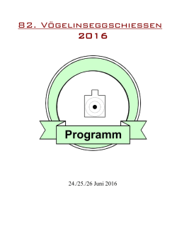 Schiessplan 2016